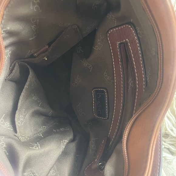 b.o.c. Tan and Brown Leather Handbag​ - Picture 6 of 8